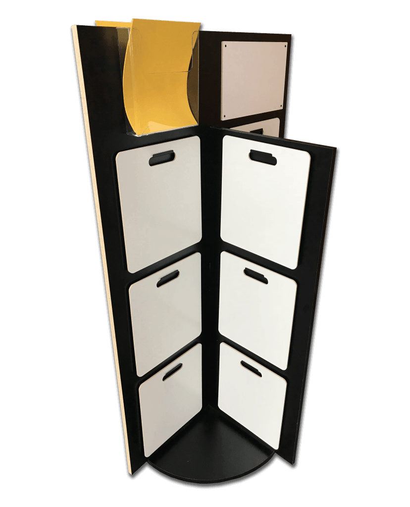display rack brochure holder sample boards stock boards flooring paint industries
