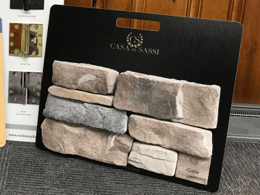 stone sample board for sample mount services
